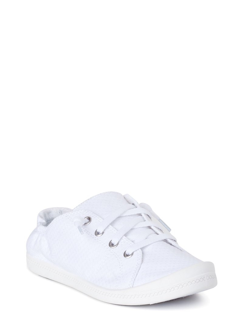 Time and Tru Women's Scrunch Back Slip-On Sneaker - Wide Width Available | Walmart (US)