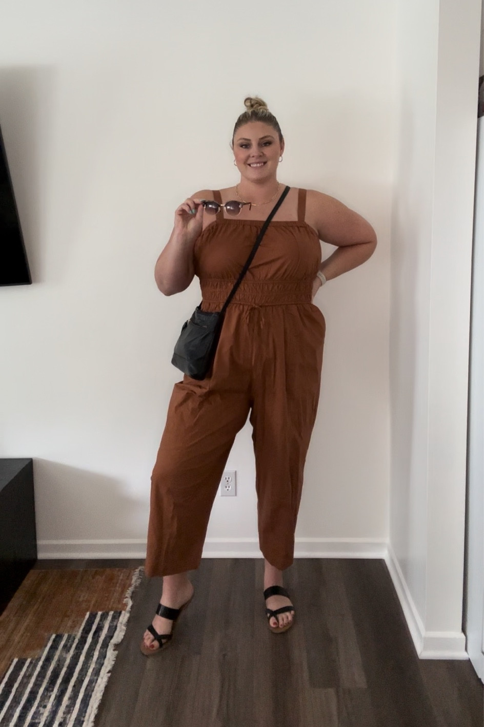 This jumpsuit is so cute, I can hardly stand it! Perfect for rounding out summer and will be an excellent layering piece since it’s sleeveless!

#plussizefashion #curvyfashion #plussizestyle #curvyclothing #curvystyle #tall #curvyoutfit #plussizeoutfit #outfitinspo

#LTKstyletip #LTKunder50 #LTKcurves