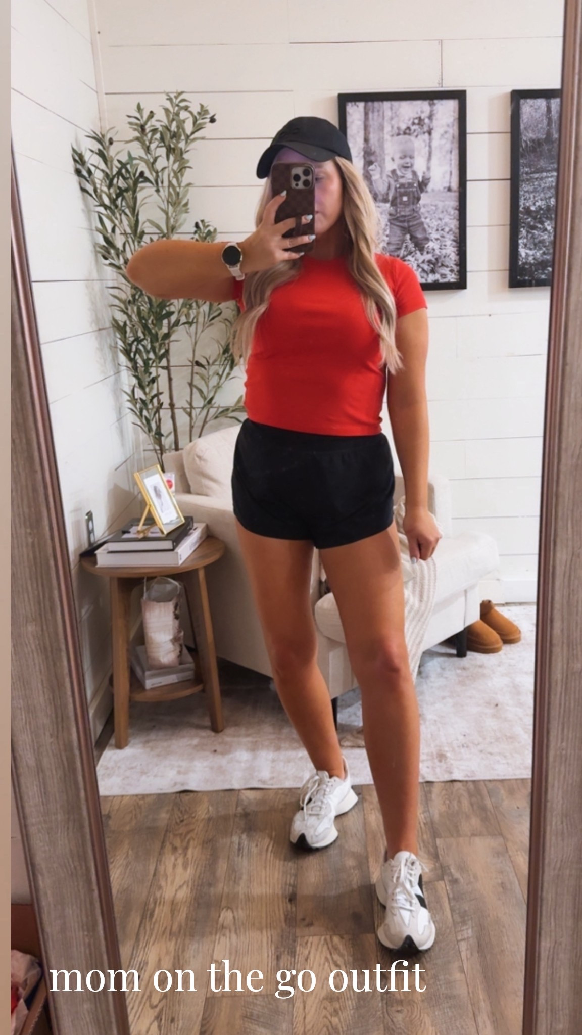 Amazon top 
Amazon shorts 
New balance sneakers 


#LTKmomlife #LTKootd #LTKfitnessgoals