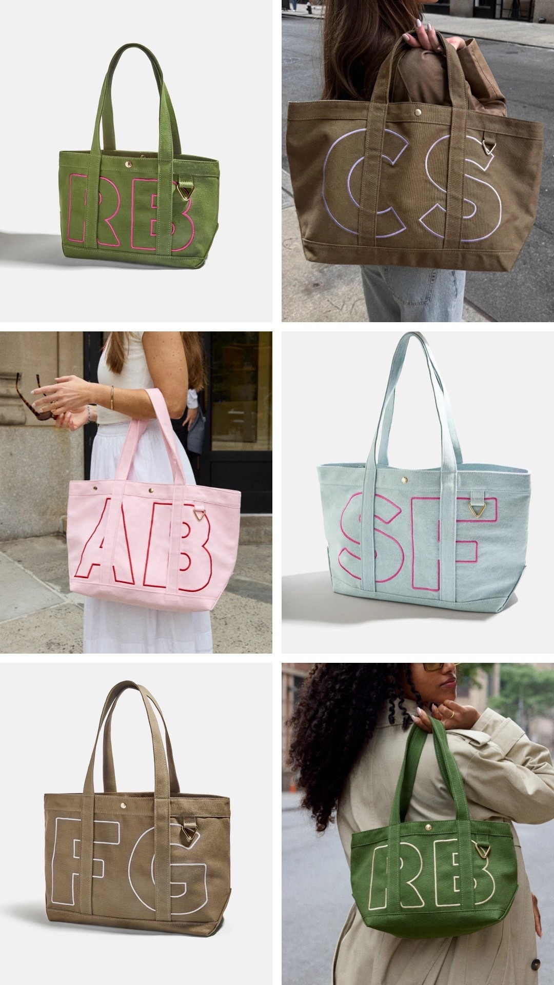 Tween gift ideas monogram alpha tote bag 

#LTKItBag #LTKFindsUnder100