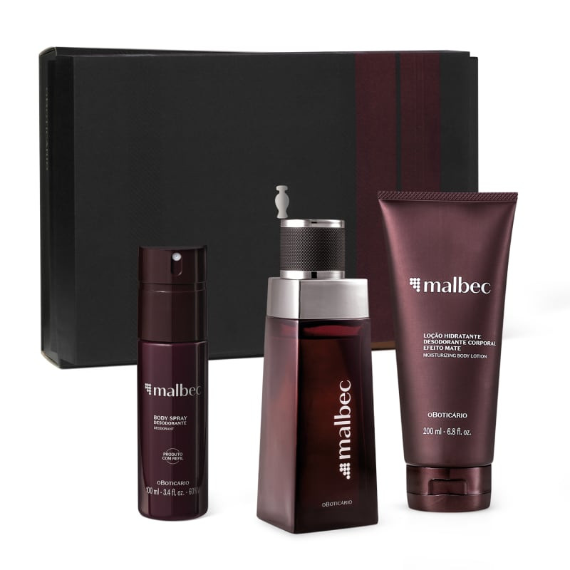 Kit Presente Dia dos Pais Malbec (3 itens) | O Boticário | oBoticario (BR)