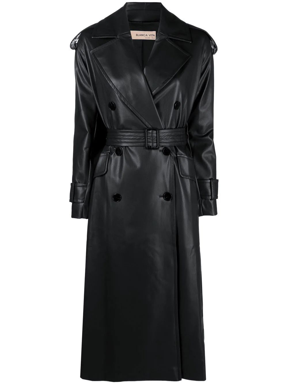 Blanca Vita double-breasted Belted Trench Coat - Farfetch | Farfetch Global