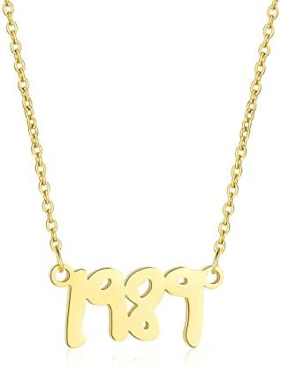 All too well 1989 Reputation Singer Signature Necklace Music Lover Gifts Inspired Fan Gifts | Amazon (US)