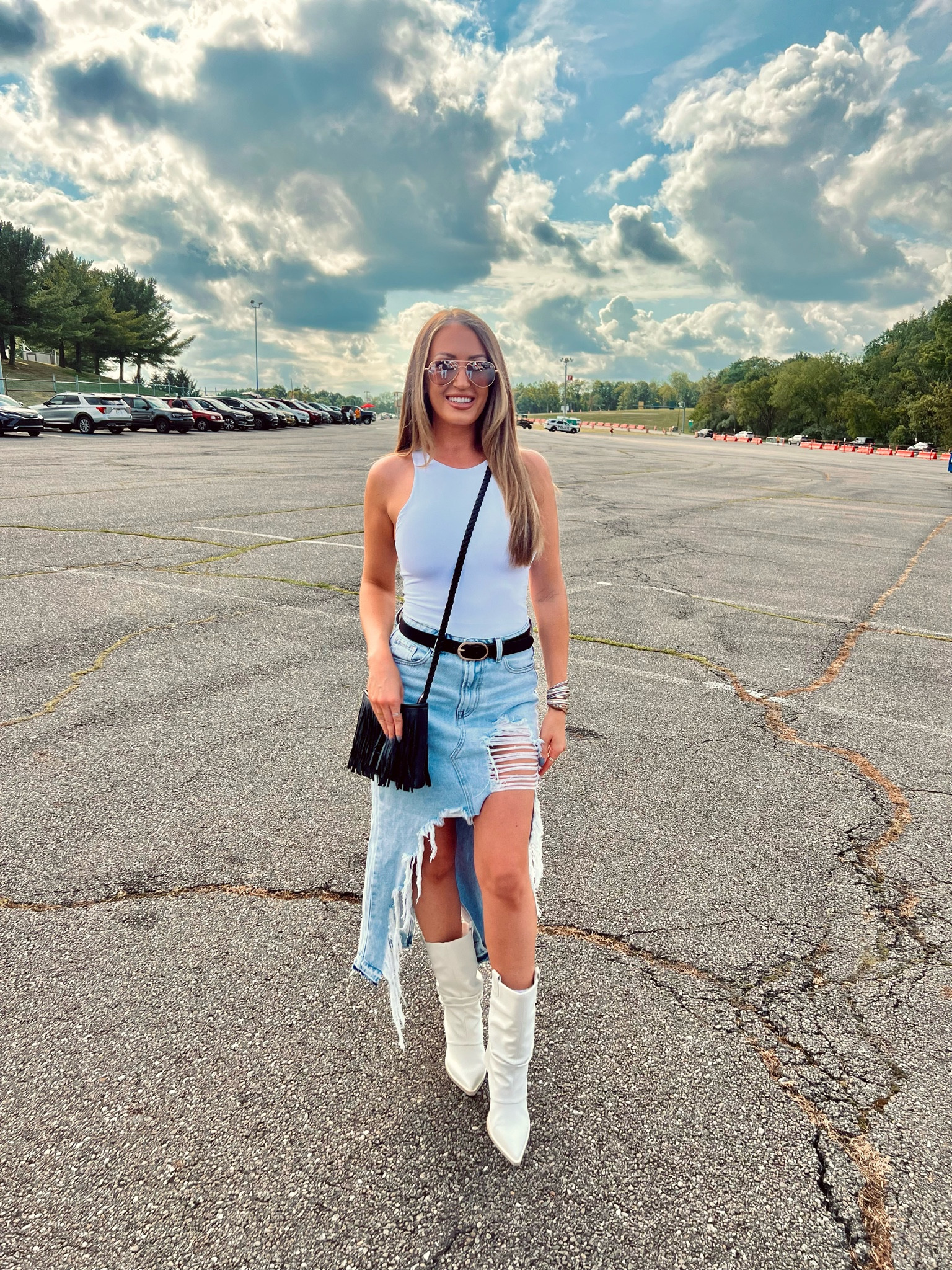 Country concert outfit 
Bodysuit: small
Skirt: 26
Boots: TTS

#LTKFindsUnder100 #LTKStyleTip #LTKFindsUnder50