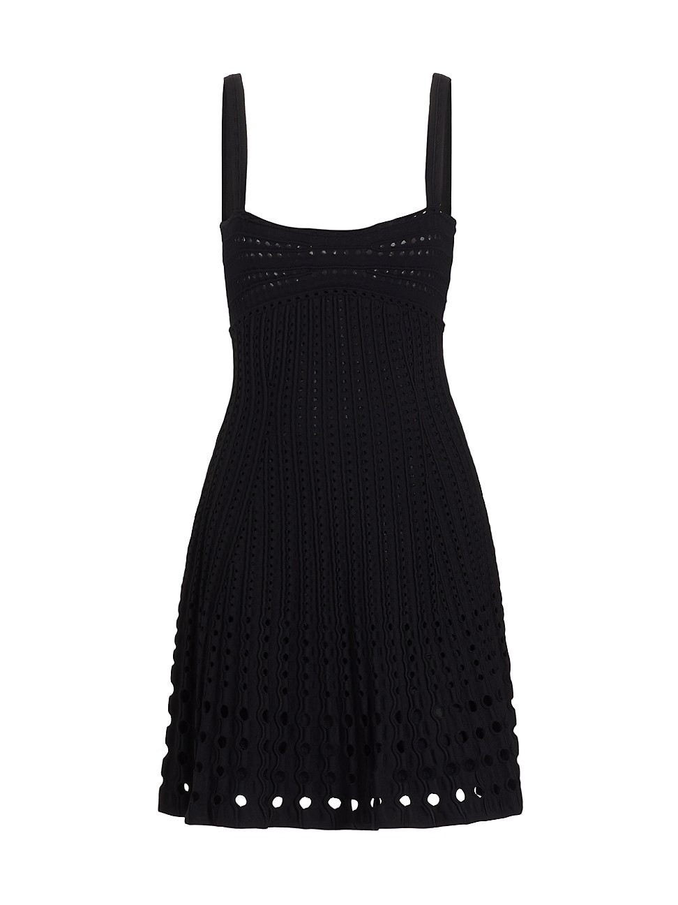 Women's Franklin Laser-Cut Minidress - Black - Size XL | Saks Fifth Avenue