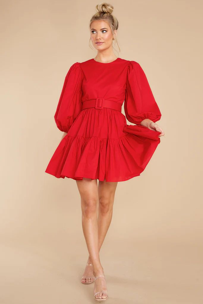 Desirable Outcome Red Dress | Red Dress 