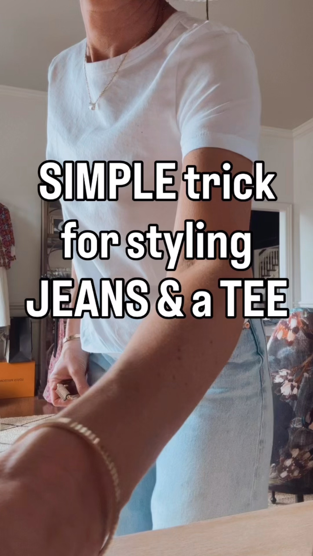 The easiest outfit you already own? Jeans and a tee. The trick most people miss, how you finish it!
Save this for next time you are standing in your closet thinking you have nothing to wear.
comment shop for links

#LTKmorningroutine #LTKootd #LTKOver40
