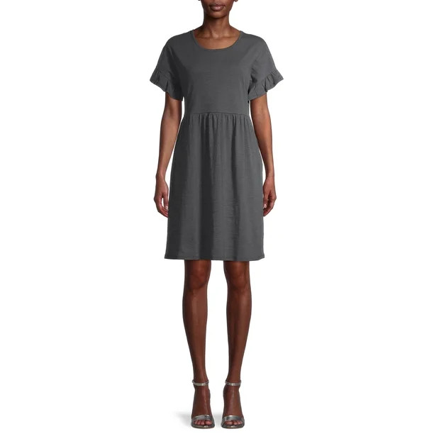 Time and Tru Women's Knit Babydoll Dress | Walmart (US)