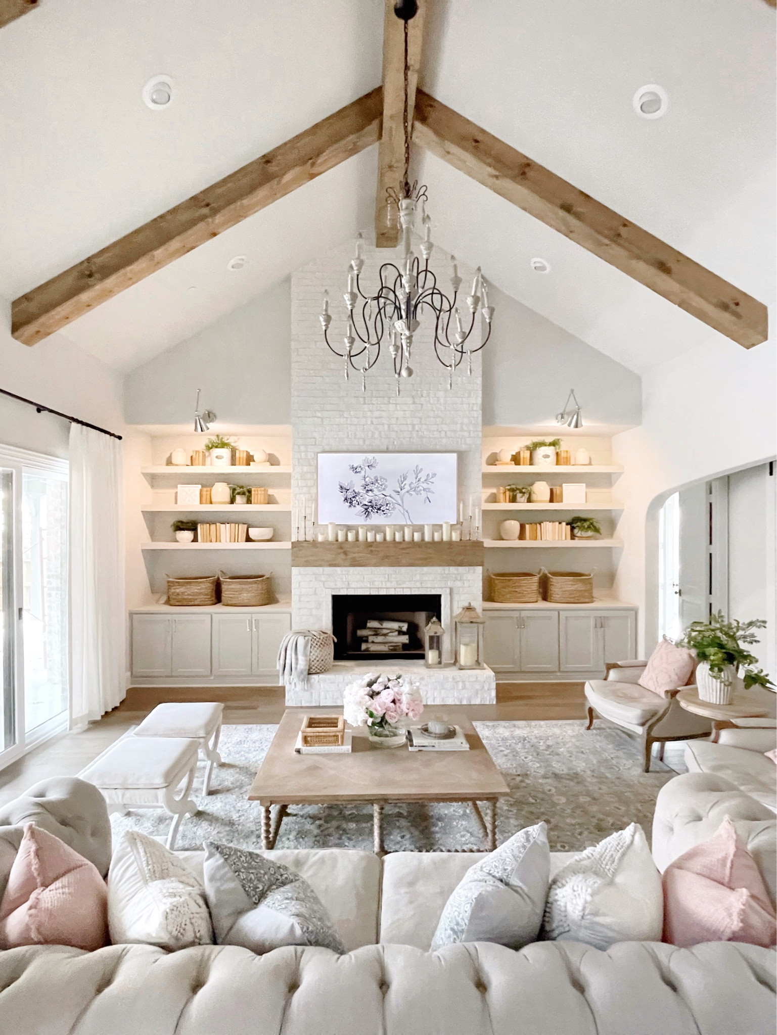 Living room decor 
Pink decor 
Valentine’s Day 

#LTKhome #LTKSeasonal #LTKunder50