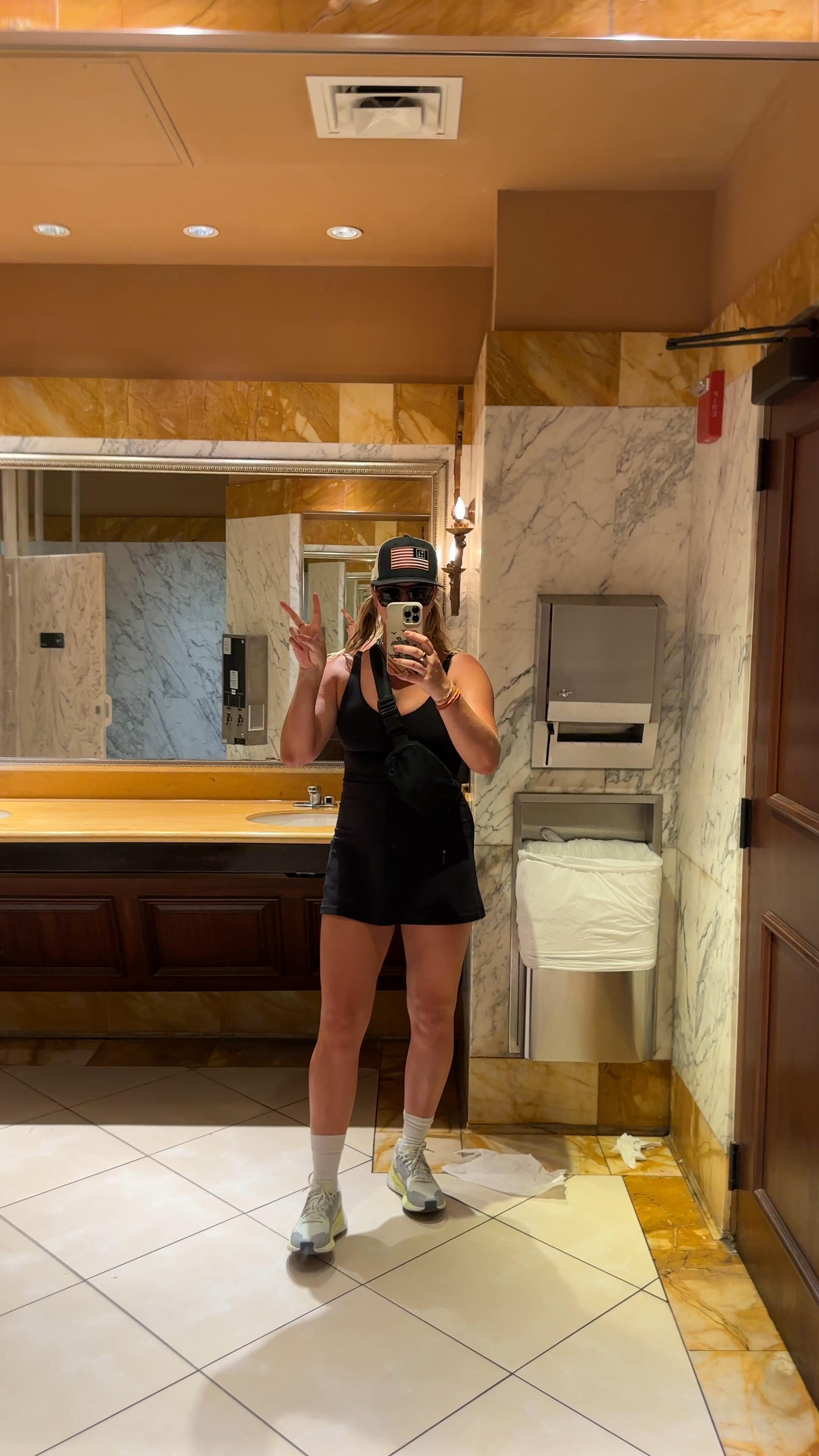 Bathroom fit check at Disney world - always Lululemon 

#LTKFitness #LTKActive #LTKStyleTip