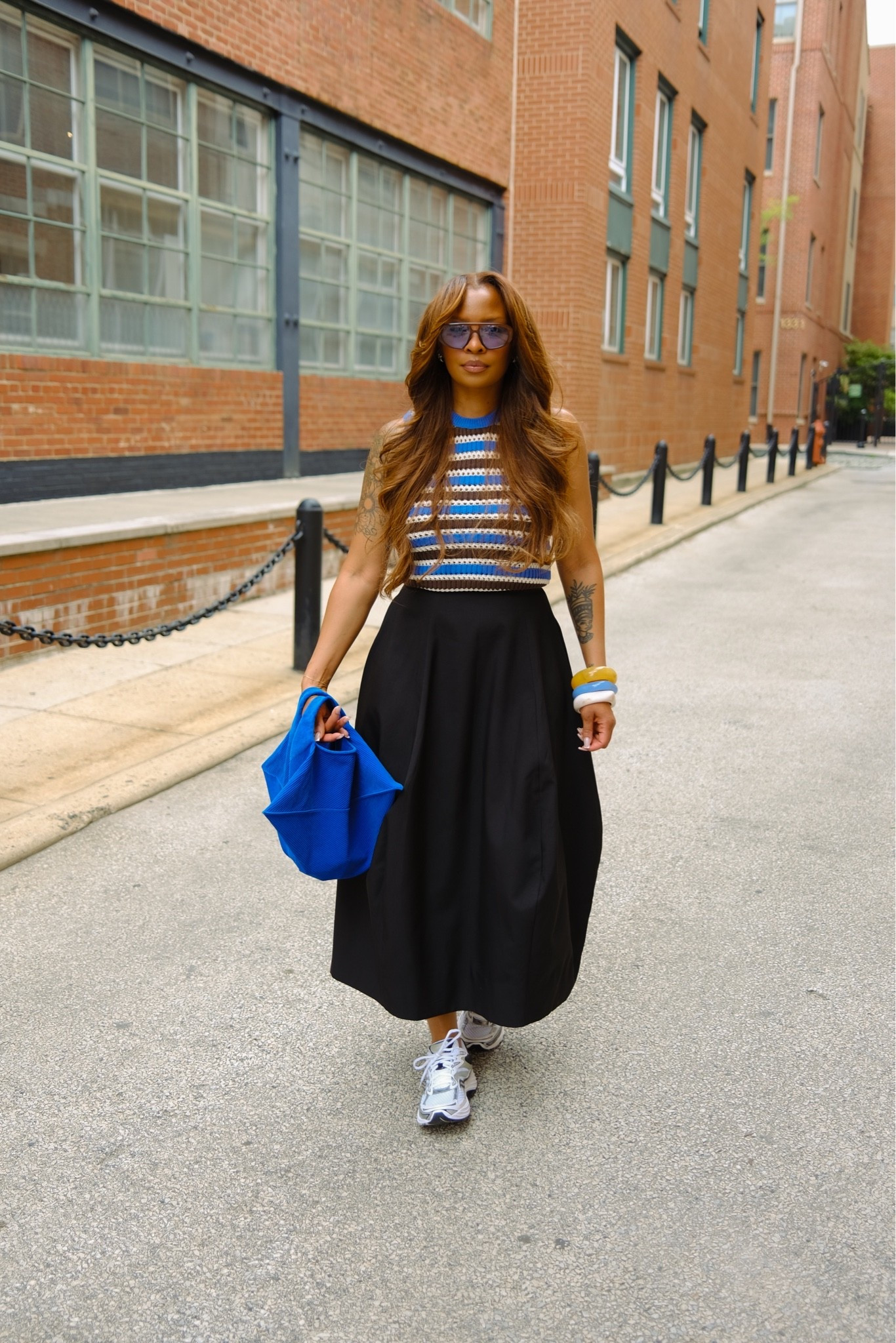 Recreate this fun look 💙 top is ON SALE! I wear a Small for reference. Sneakers true to size. Enjoy!

#LTKootd #LTKgrwm