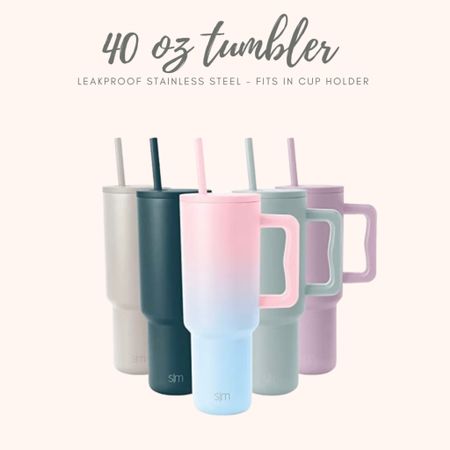 Great dupe before the Stanley 40 oz tumbler. The cup is insulated, spill proof, and comes in a ton of great color options. 

Would make an awesome gift too! Teacher gift for the holiday!

#tumbler #coffeemug #watercup #stanley #stanleydupe #amazonfinds #teachergift

#LTKhome #LTKunder50 #LTKSeasonal