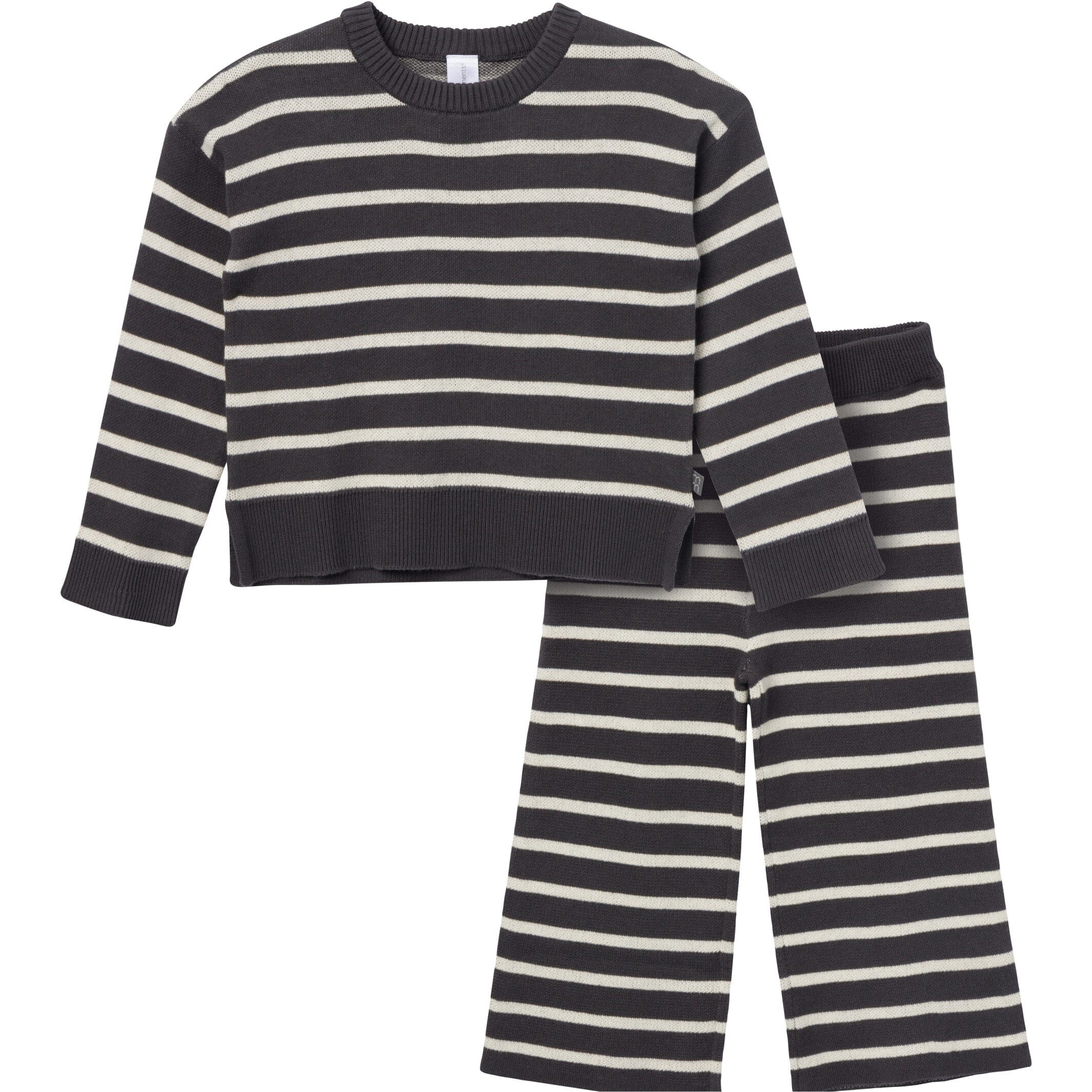 2-Piece Infant & Toddler Girls Ivory Stripe Jacquard Sweater Set | Gerber Childrenswear