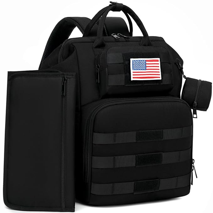 Diaper Bag Backpack for Dad and Men, Large Travel Baby Bag with Changing Pad, Pacifier Case, Remo... | Amazon (US)