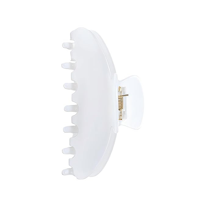 Durable Acetate Hair Clips - 4-Inch Pearl white Claw Clips for Fine and Thick Hair (Pearl white) | Amazon (US)
