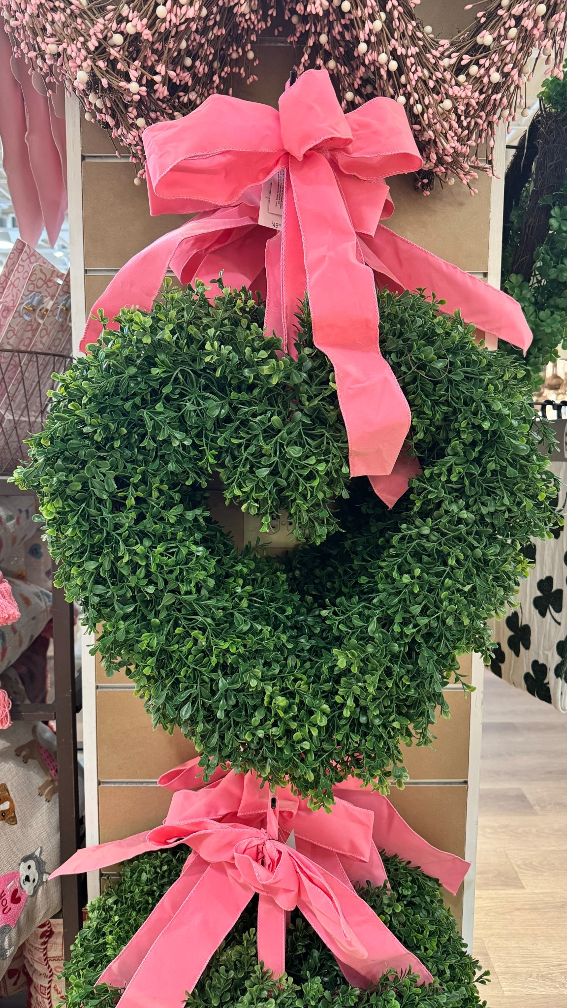 Boxwood heart door wreath! Use 20% off coupon! 

#LTKSeasonal #LTKHome #LTKValentine