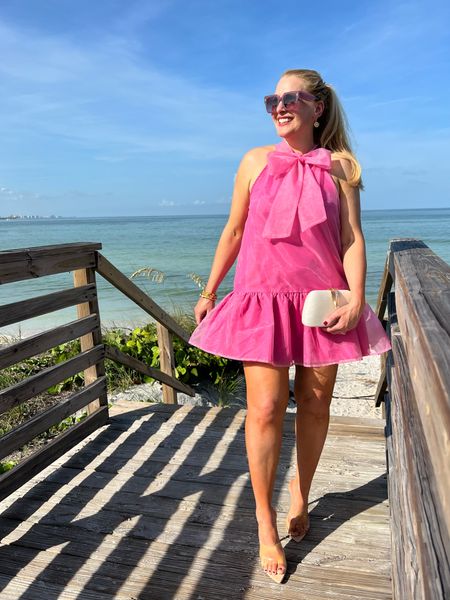 Love this pink cocktail dress with bow accent. It’s perfect for a beach wedding or tropical destination.

Wearing a large and fits true to size.



#LTKSeasonal #LTKshoecrush #LTKstyletip #LTKitbag #LTKfindsunder50 #LTKfindsunder100 #LTKsalealert #LTKover40 #LTKmidsize #LTKtravel #LTKwedding #LTKU #LTKparties