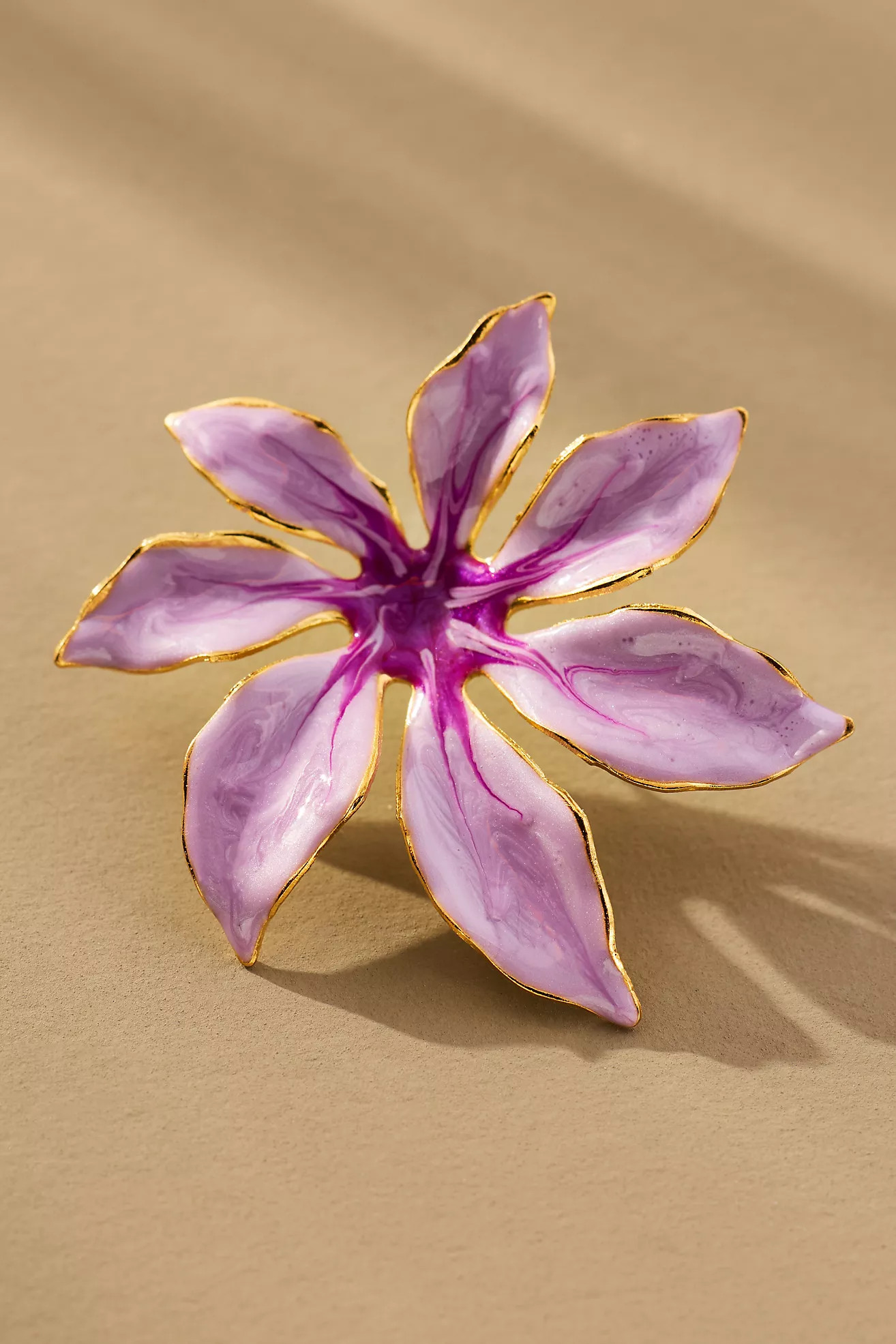 The Pink Reef Handpainted Tropic Post Earrings | Anthropologie (US)