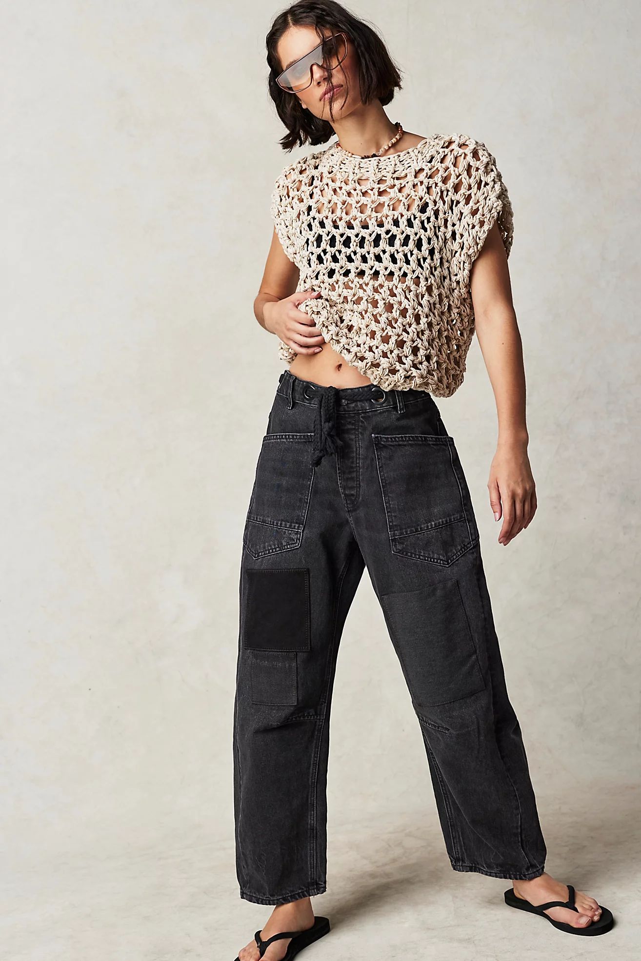 We The Free Moxie Pull-On Barrel Jeans | Free People (Global - UK&FR Excluded)