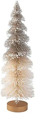White Sisal Bottle Brush Christmas Tree | Amazon (US)