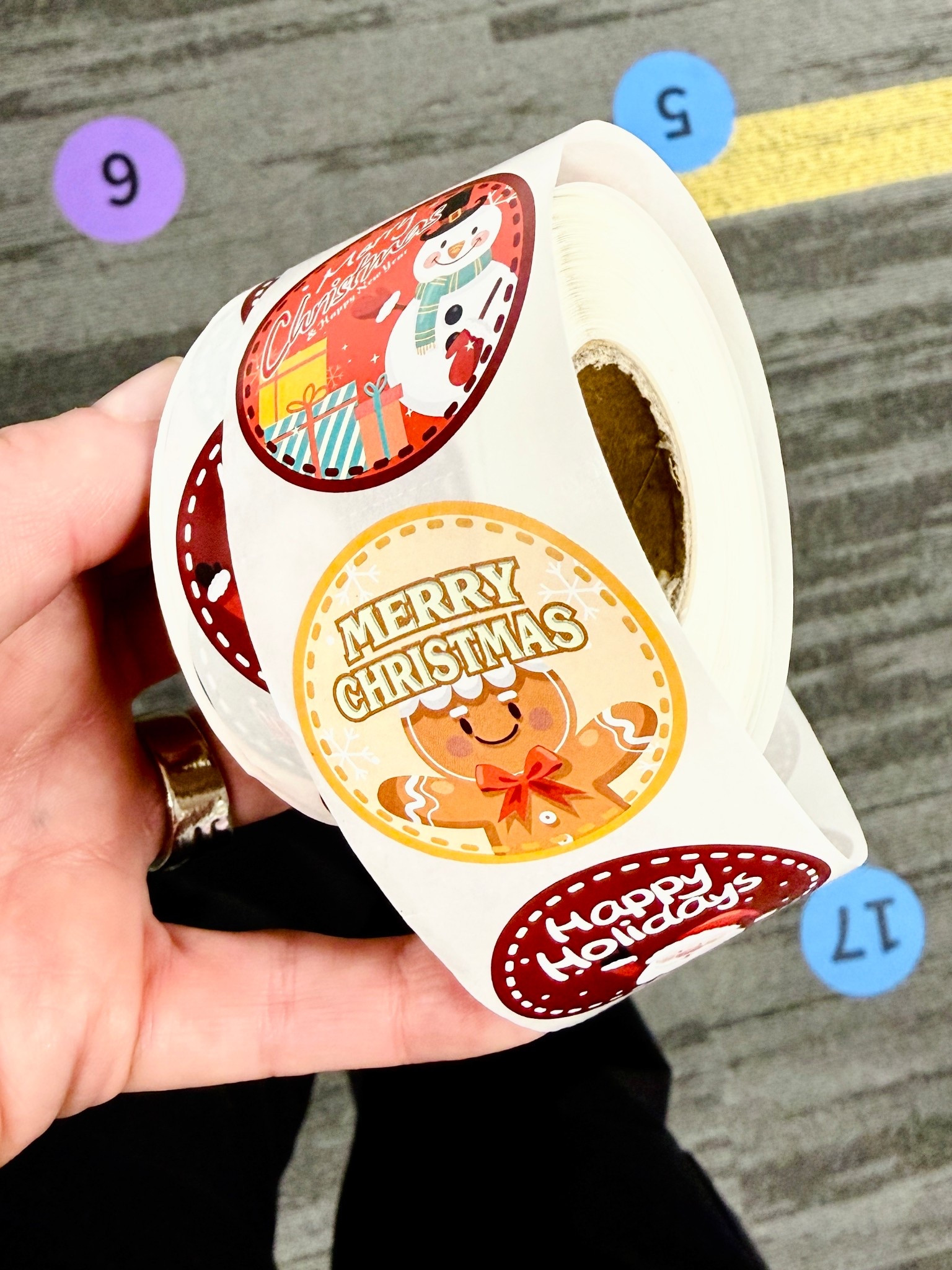 Big roll of Christmas stickers!

#LTKHoliday