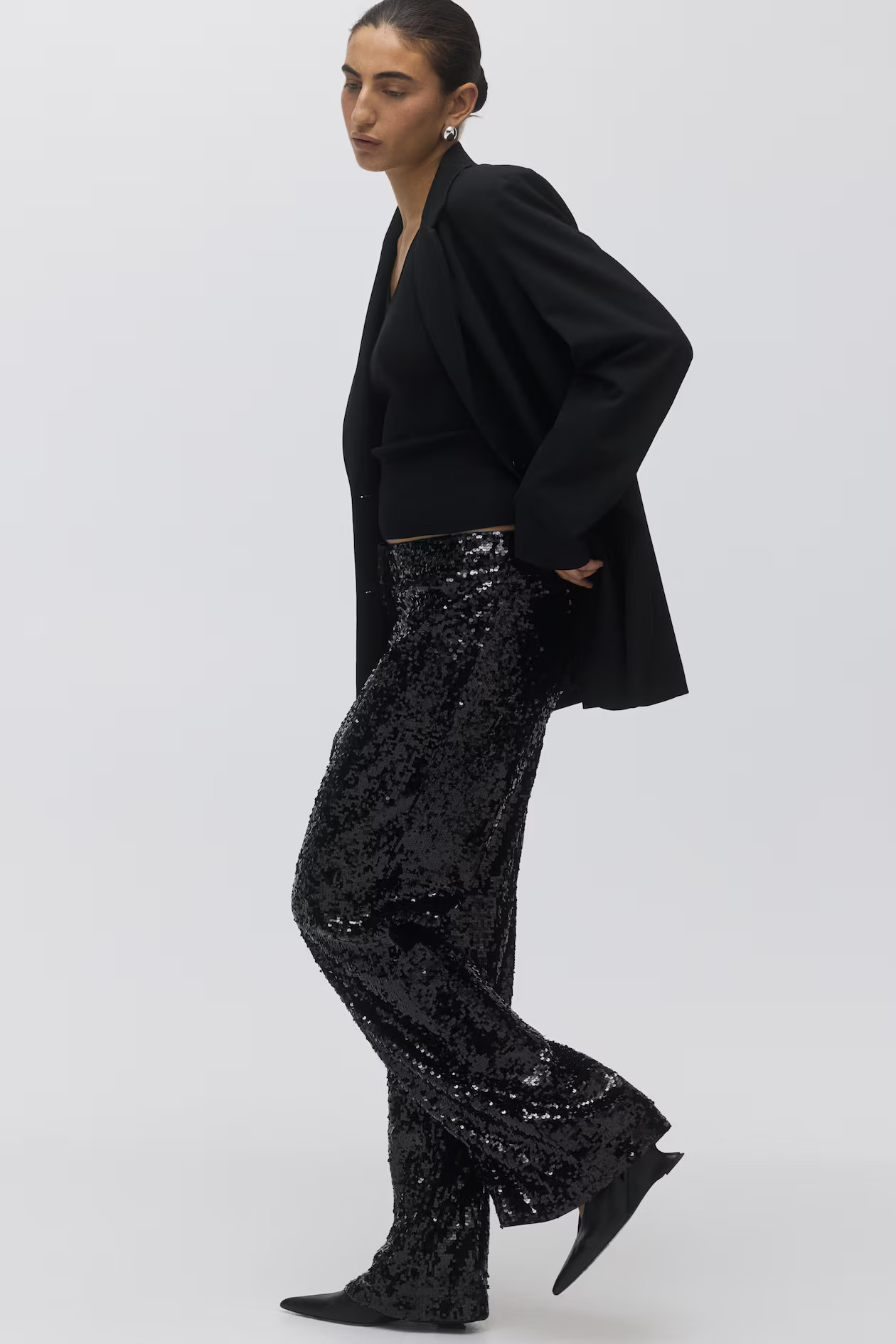 Sequined trousers | H&M (UK, MY, IN, SG, PH, TW, HK)