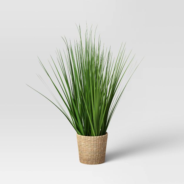 Large Potted Grass in Basket - Threshold™ | Target