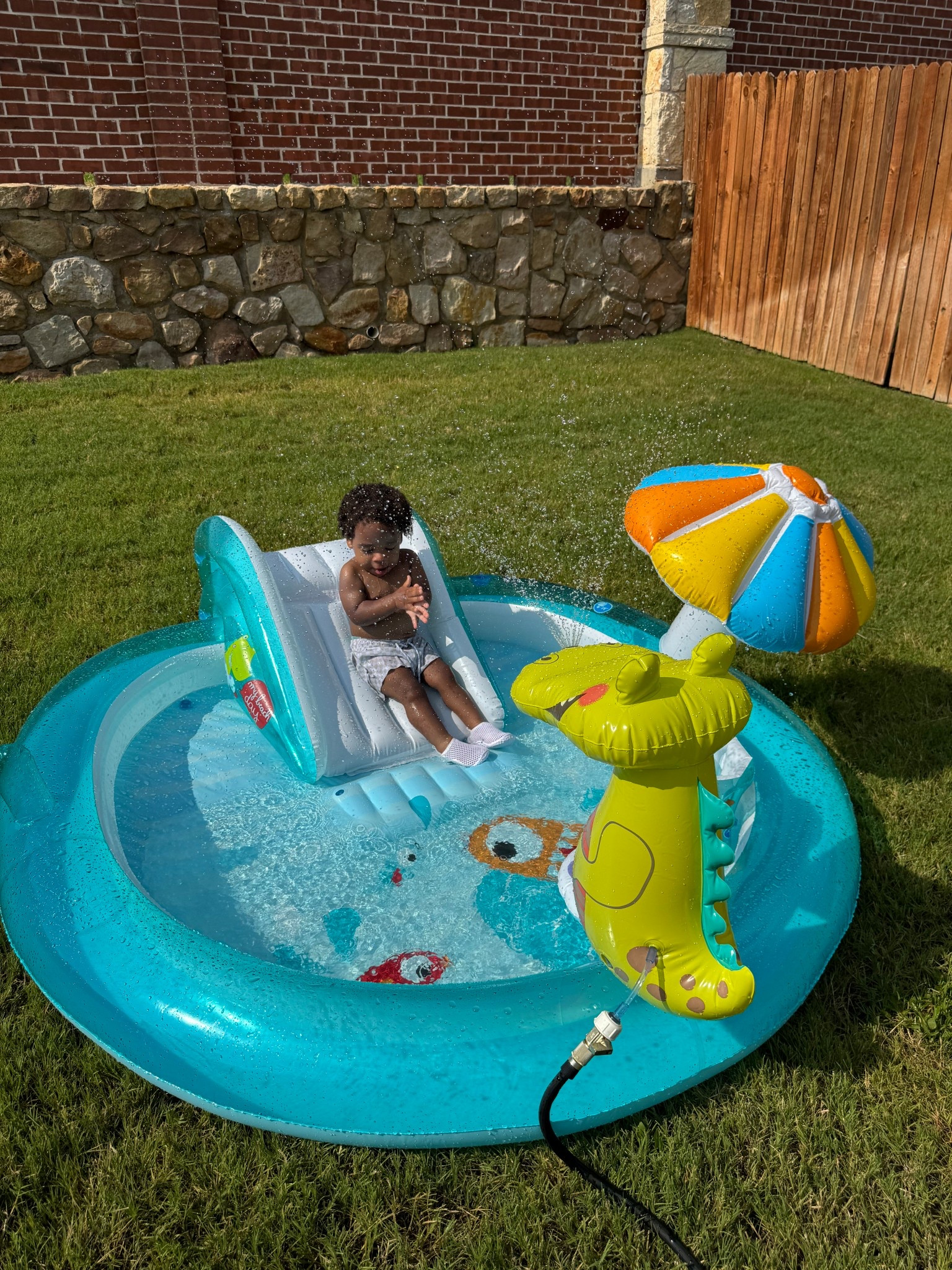 Toddler pool with slide 

#LTKSummerEdit #LTKSeasonal #LTKKids