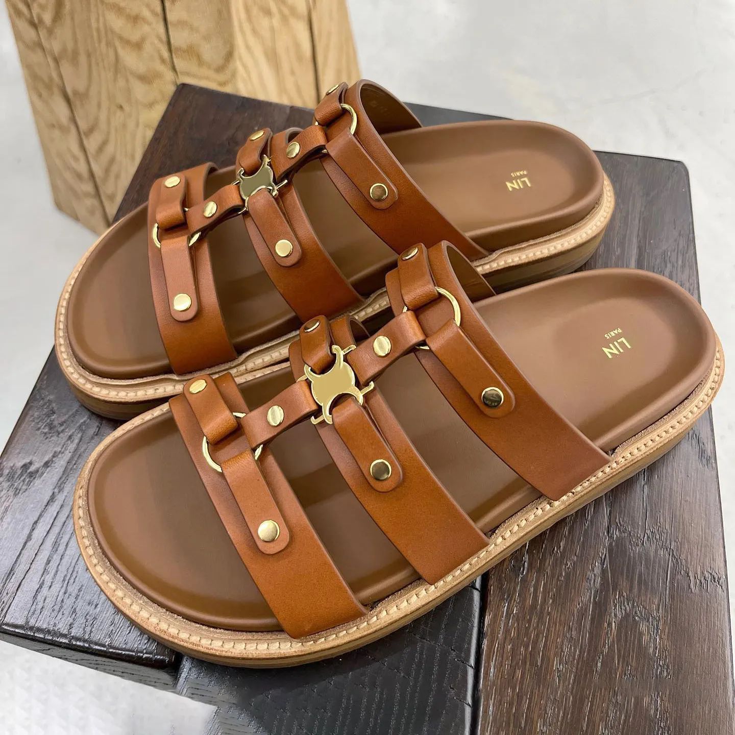 top quality gladiator sandal Slipper Designer women Leather Casual shoes luxury beach outdoors Fl... | DHGate