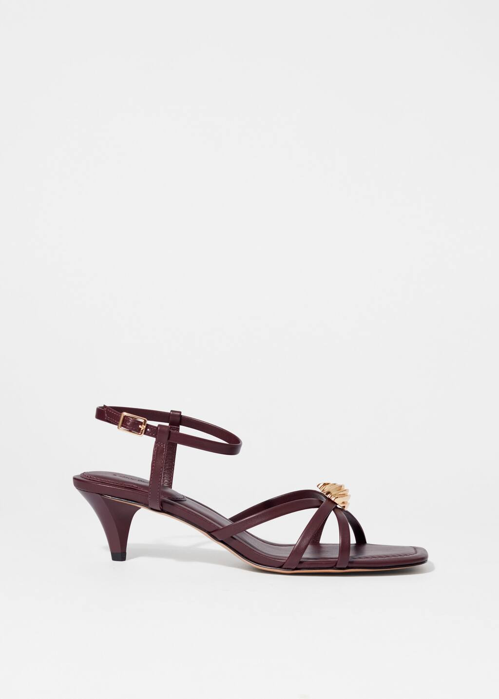 Embellished Heeled Leather Sandals | & Other Stories - US