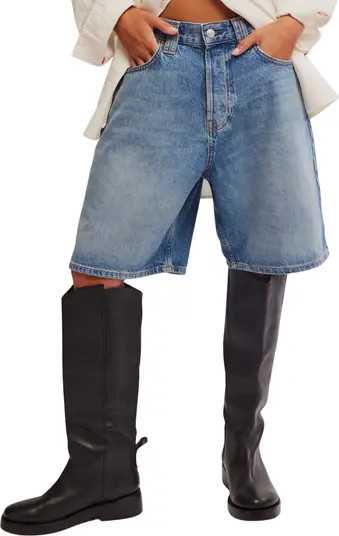 Montana Denim Mid Rise Bermuda Shorts | Nordstrom