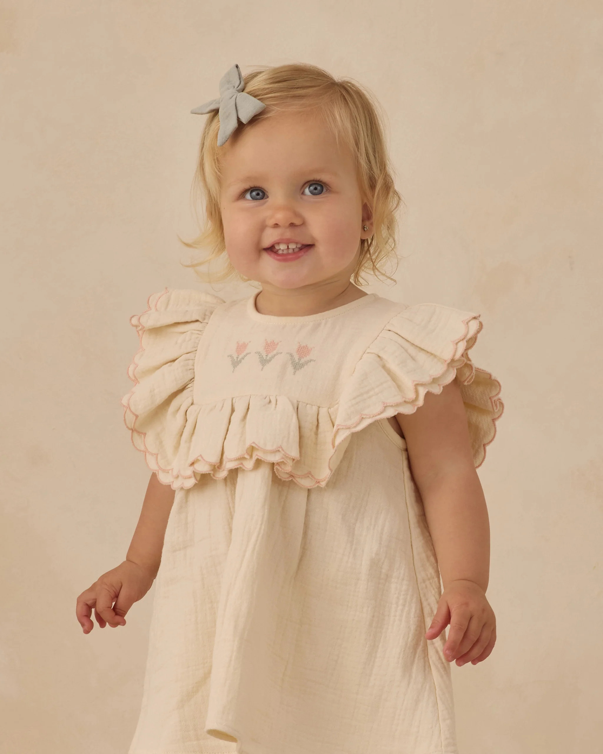 Lulu Dress Natural | Rylee + Cru