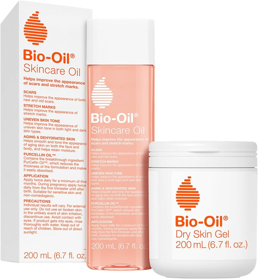 Bio-Oil Skincare Oil Body Oil with Bio-Oil Dry Skin Gel, Full Body Skin Moisturizer | Amazon (US)