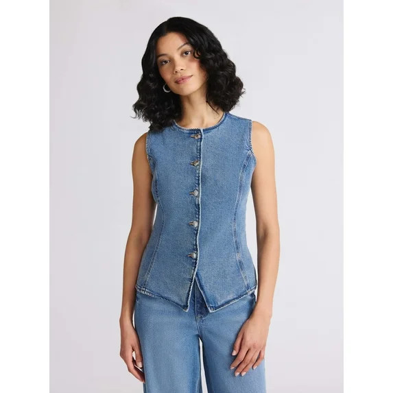 Sofia by Sofia Vergara Women's Scoop Neck Vest, Sizes XS-XXXL | Walmart (US)