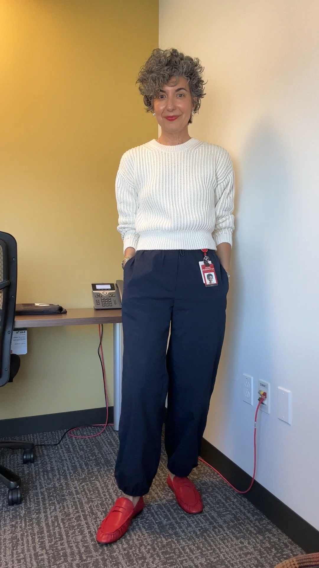 Wednesday OOTD - wearing a small in both sweater and pants. 10 in loafers
.
.

#LTKootd #LTKgrwm