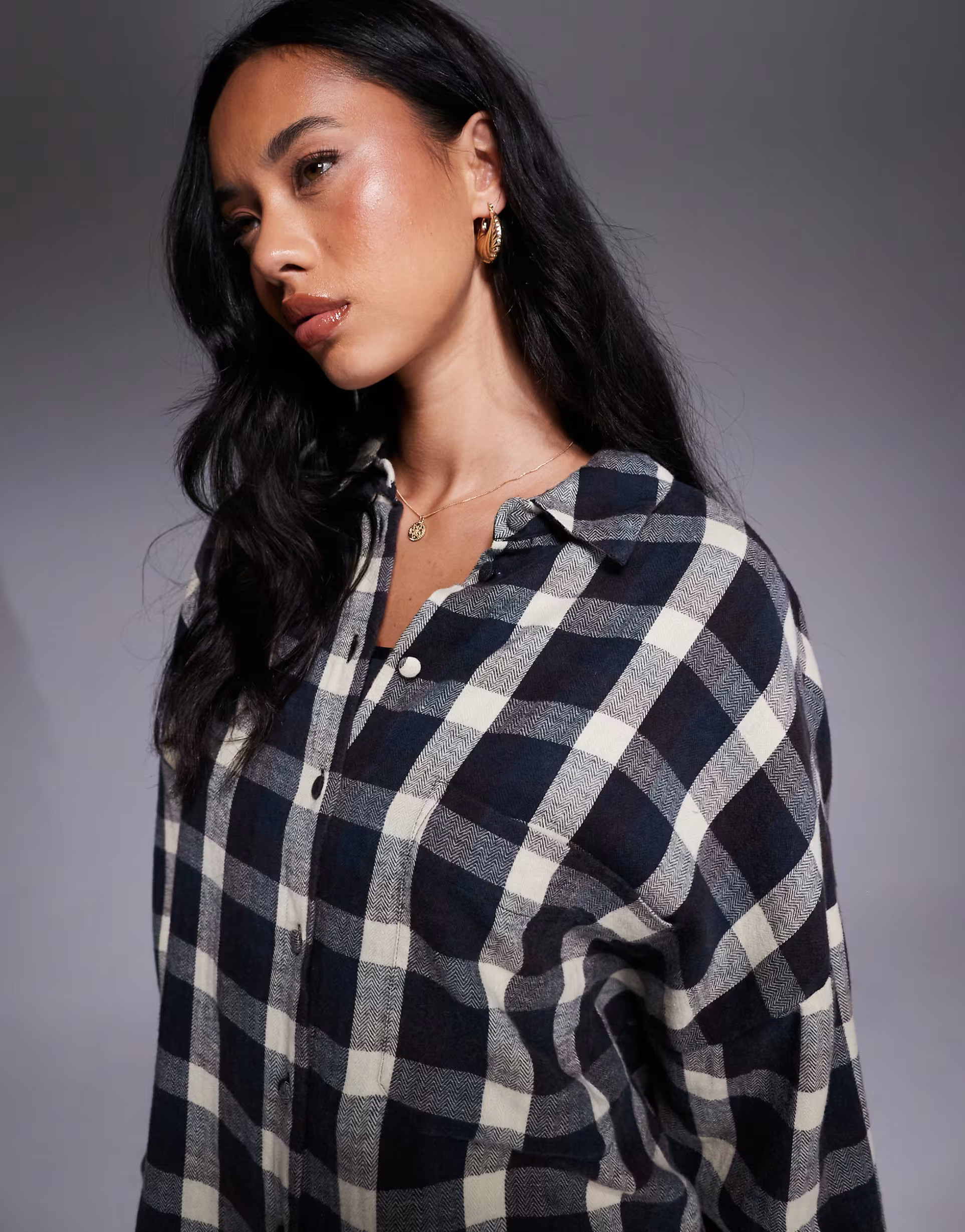 ASOS DESIGN – Kariertes, gewaschenes Hemd in Braun im Used-Look | ASOS (Global)