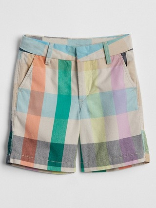 Gap Baby Plaid Twill Shorts Multi Size 12-18 M | Gap US