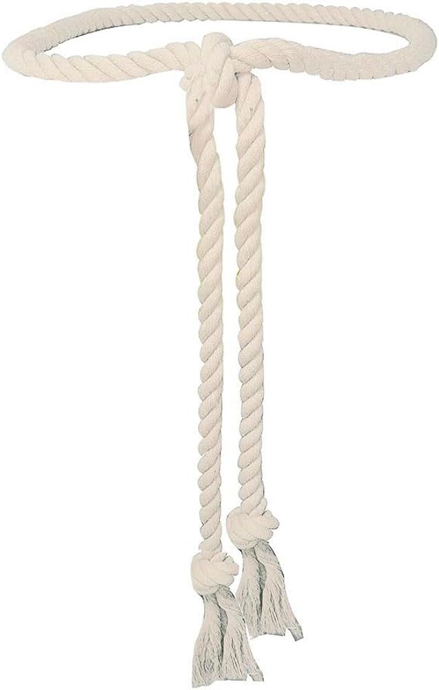 Simple Cotton long Waist Rope Tie Belt Medieval Plus Size For Girl Women Dresses Pants with Tasse... | Amazon (US)