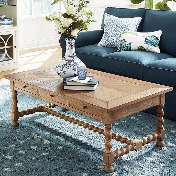 Willow Spindle Leg Coffee Table | Ballard Designs, Inc.