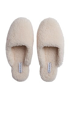 Parachute Shearling Wool Slippers in Nautral from Revolve.com | Revolve Clothing (Global)