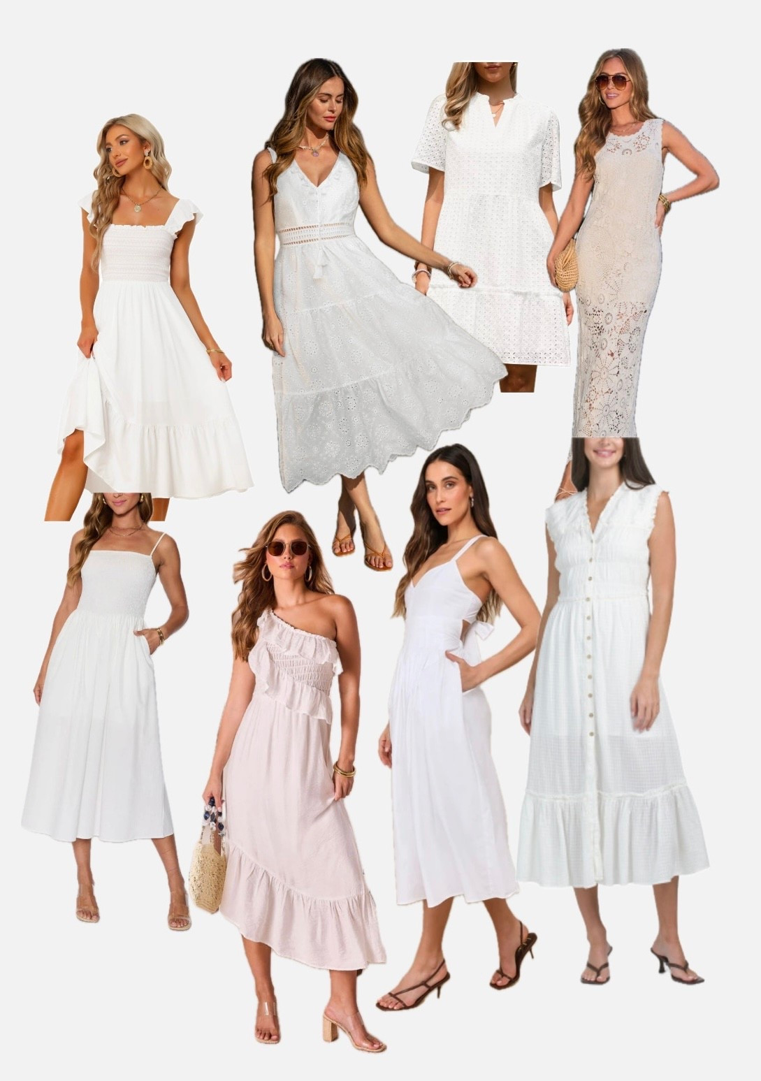 White dresses for family photos.

Ideas for what to wear for family photos in spring and summer

#LTKBump #LTKMidsize #LTKPetite