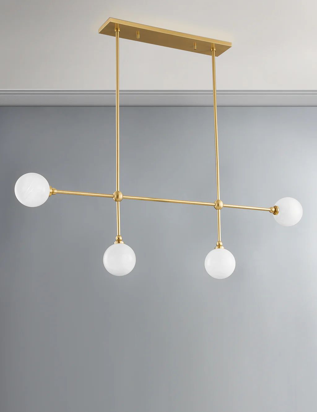 Helia Linear Chandelier | Lulu and Georgia 