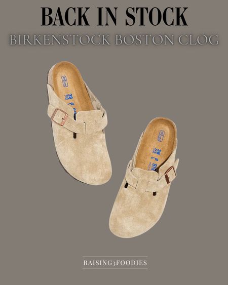 Birkenstock Boston Clogs in Taupe are in stock!!!  I linked a couple of retailers so you can find your size!  High sell out risk so grab them quick !  They run TTS! 


Fall shoe, outfit

#LTKover40 #LTKstyletip #LTKshoecrush