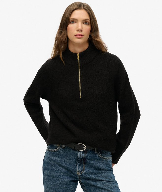 Brushed Half Zip Jumper | Superdry (UK)