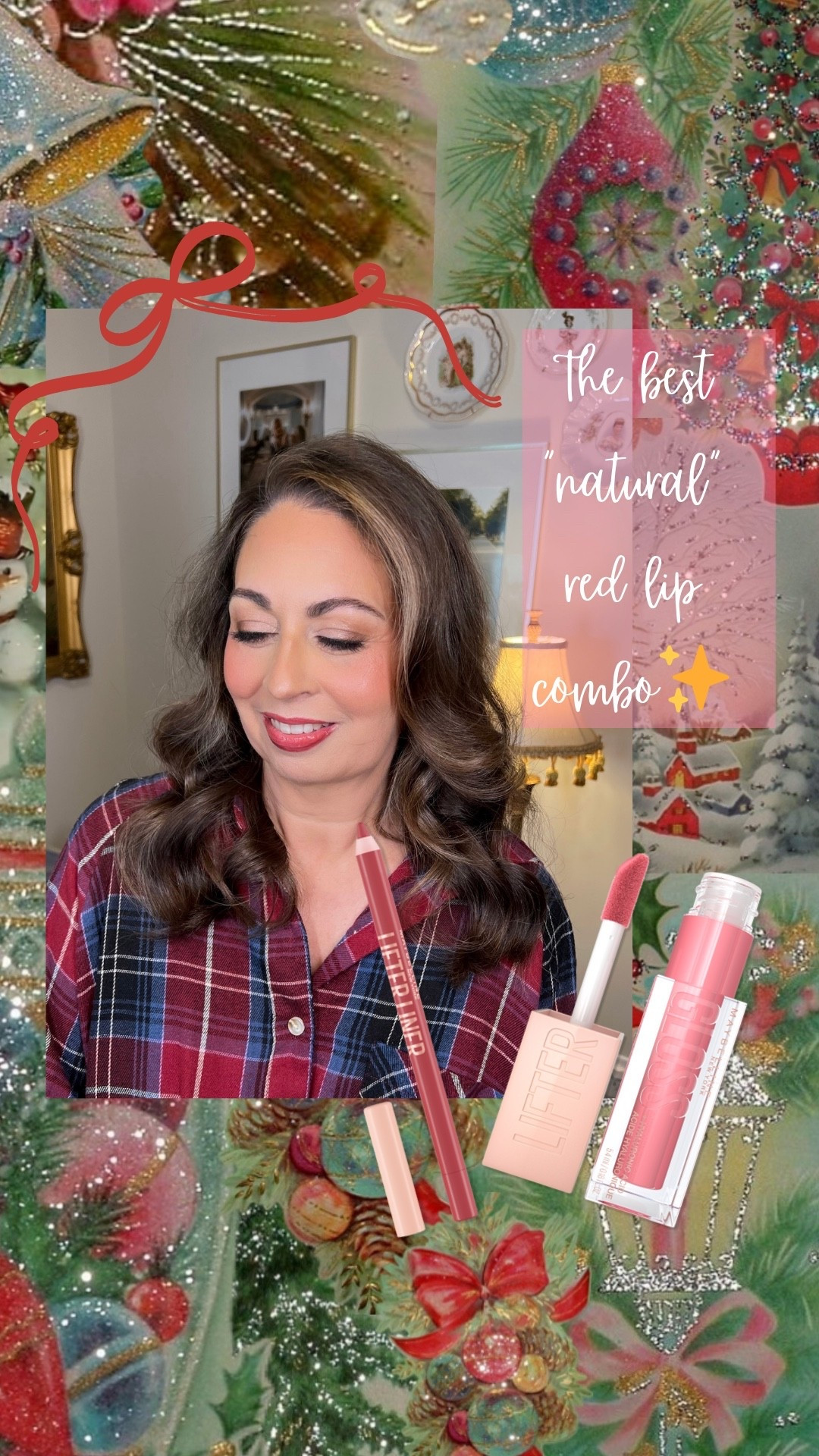My favorite natural looking red lip combo, for when you want red but not super bold!

#LTKHoliday #LTKBeauty #LTKSaleAlert