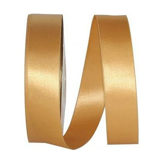Reliant Ribbon 5000-928-09C 1.5 in. 100 Yards Double Face Satin Allure Ribbon, Old Gold | Walmart (US)