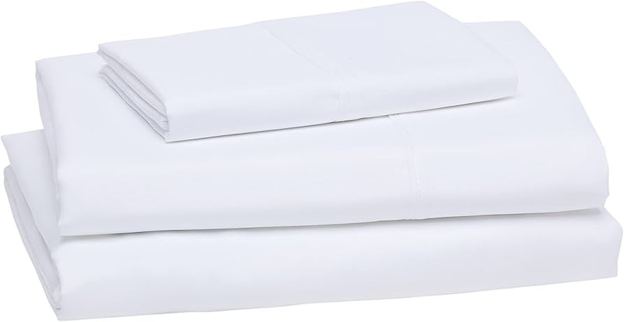 Amazon Basics Lightweight Super Soft Easy Care Microfiber 3 Piece Bed Sheet Set with 14-Inch Deep... | Amazon (US)