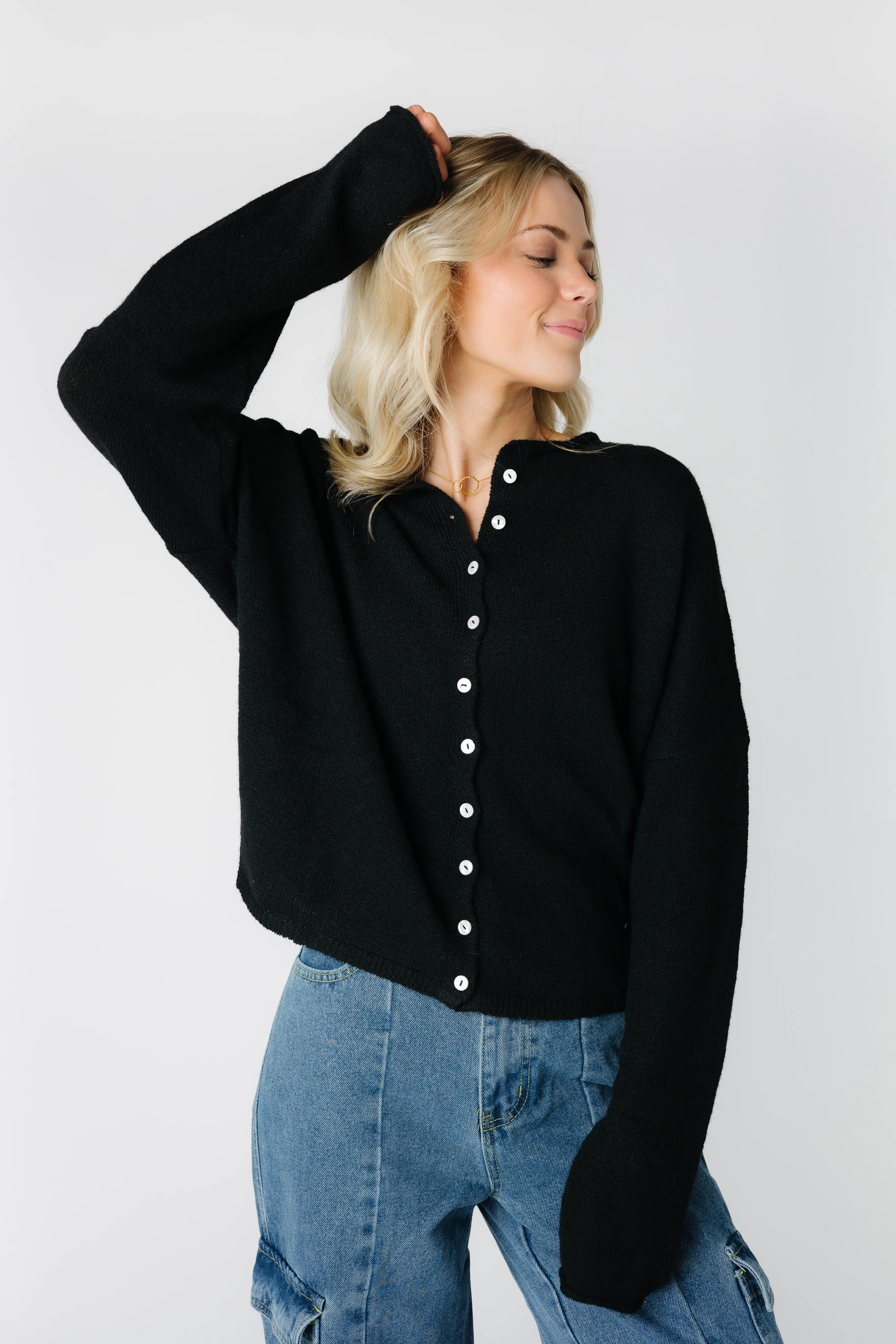 Aria Soft Cardigan - Black | Called To Surf