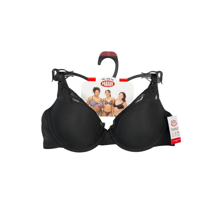 Parade Mesh Lace Underwire Demi Bra, Sizes XS to 3XL | Walmart (US)