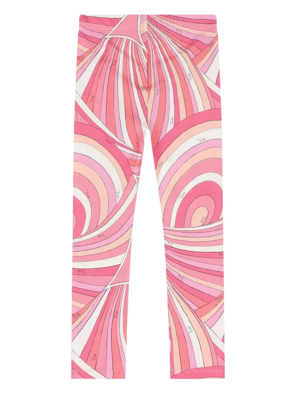 PUCCI Junior iride-print leggings - Pink | Farfetch Global